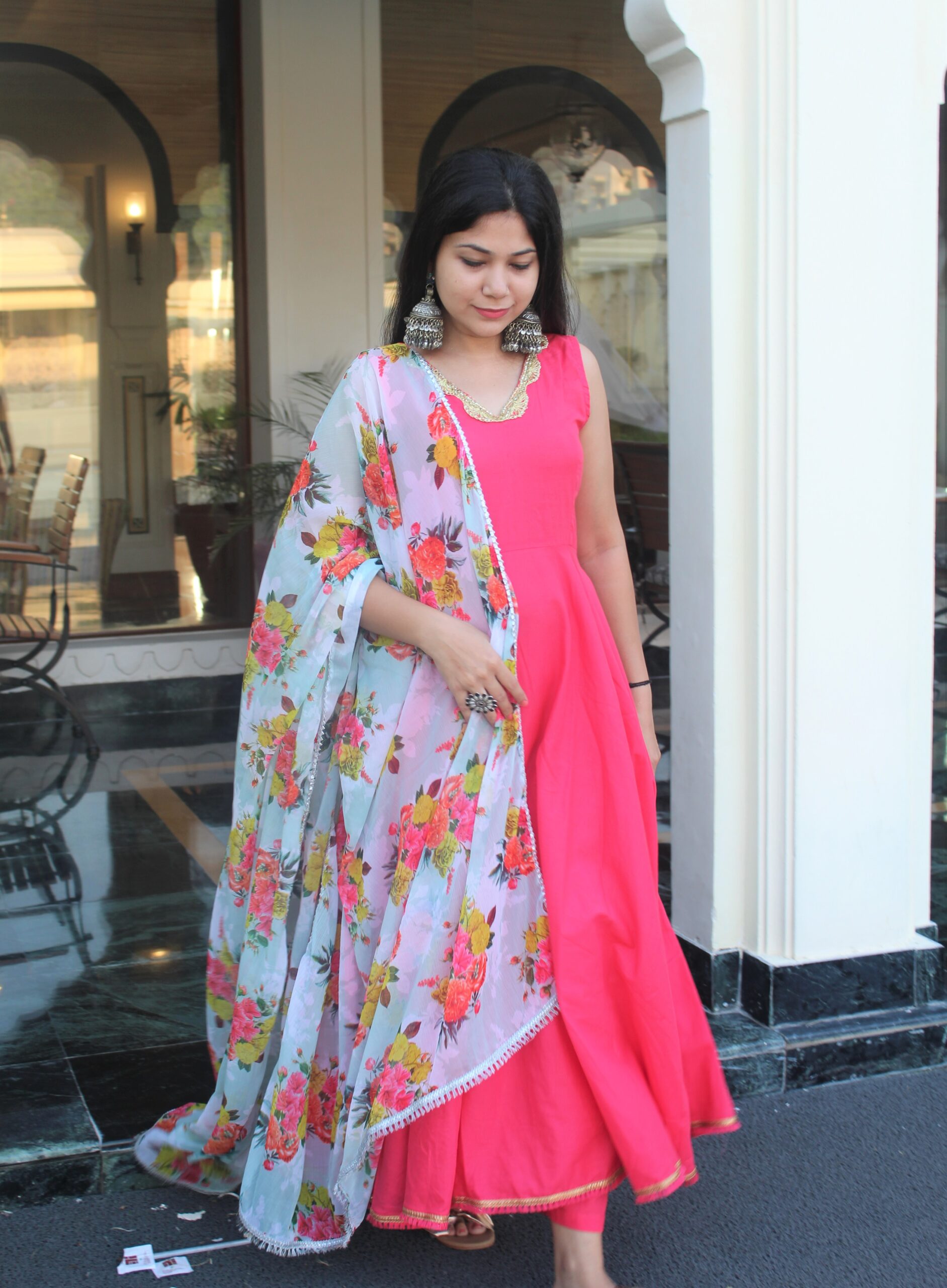 Adaa Cotton Anarkali