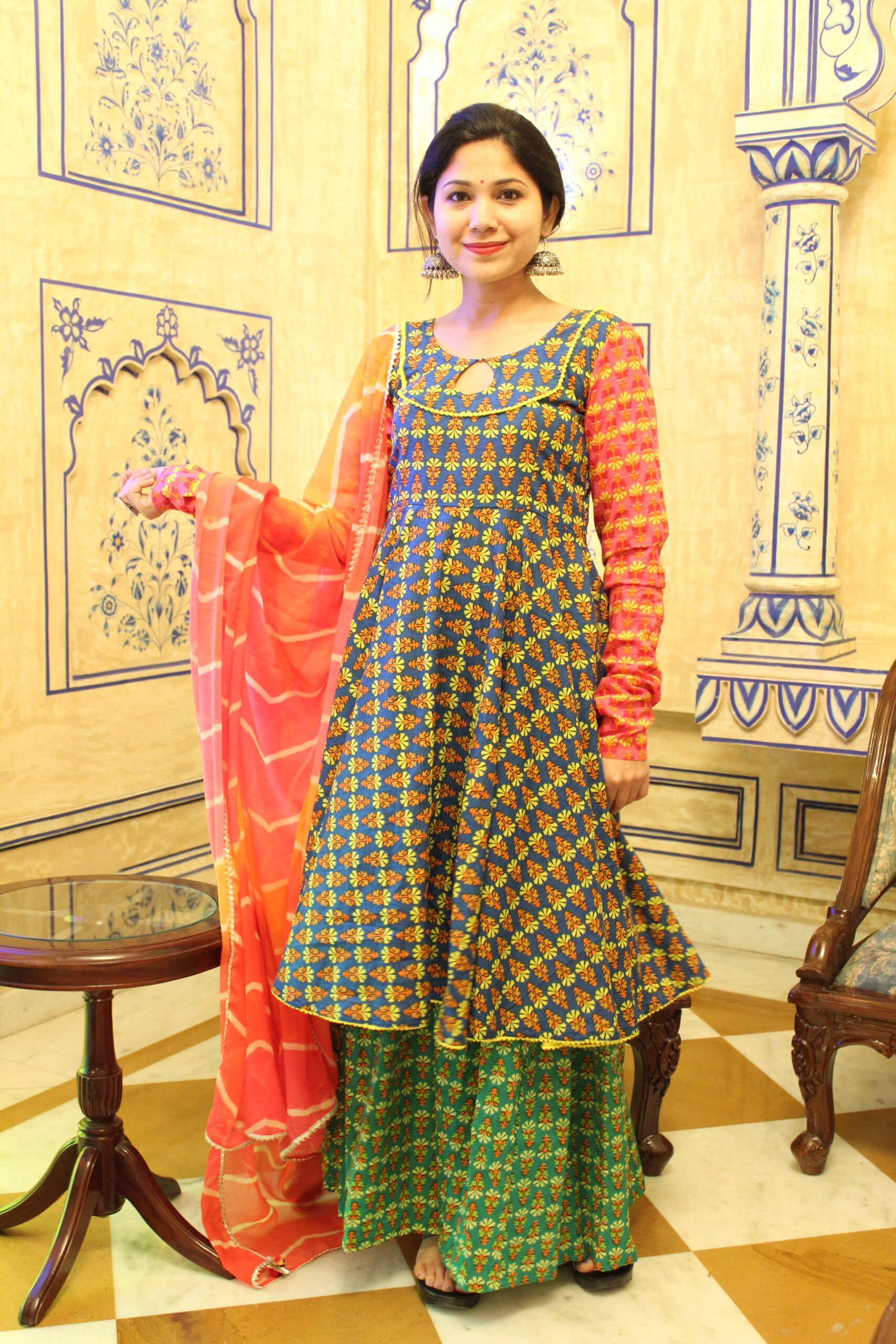 Dimple Cotton Anarkali (Sale)