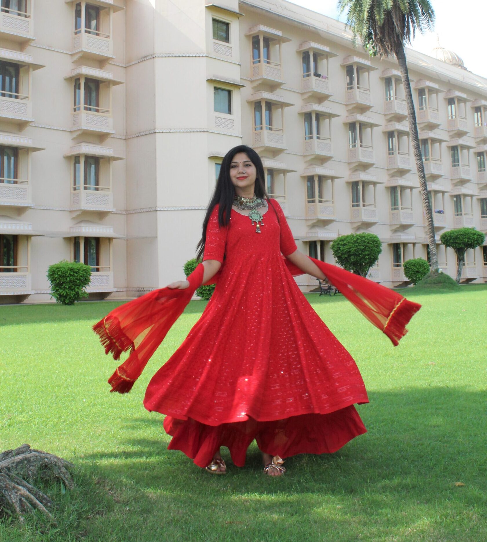 Mastani Chikankari Anarkali (Sale)