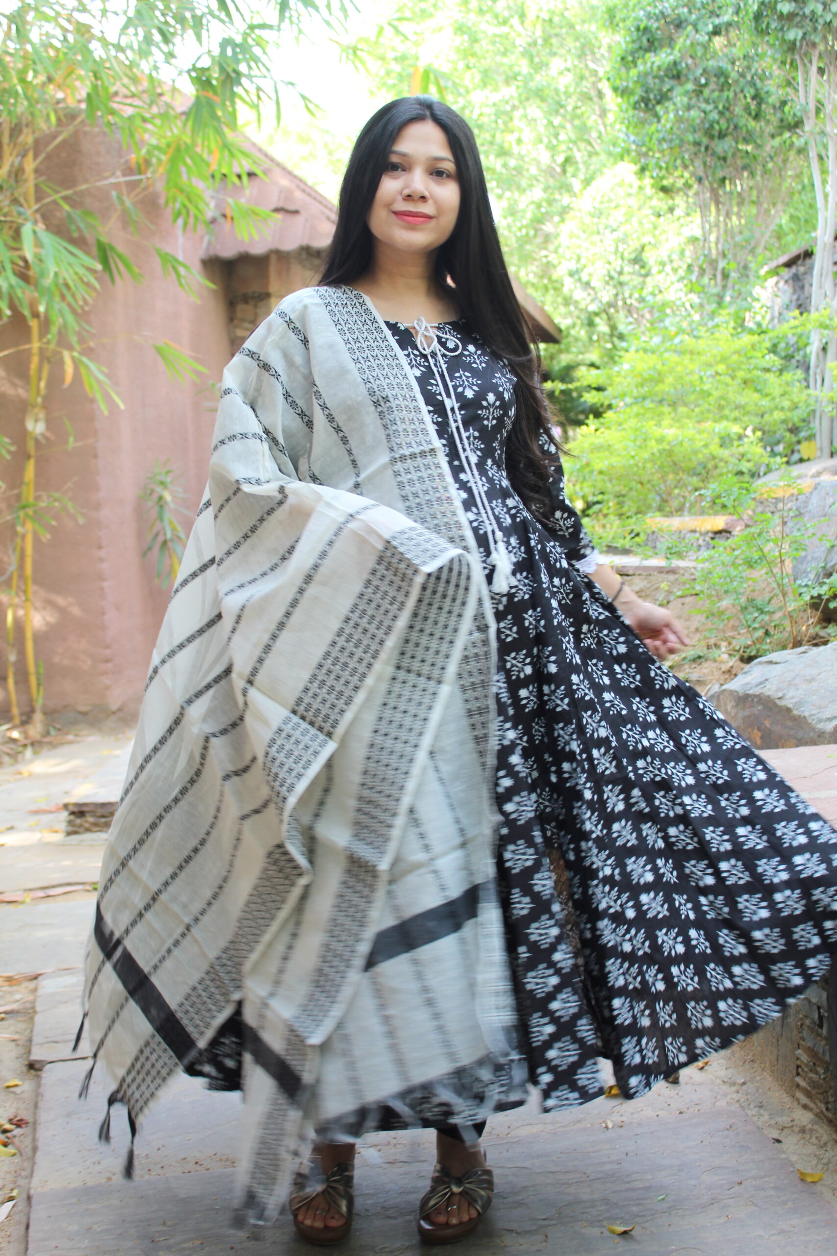 Megha Cotton Anarkali