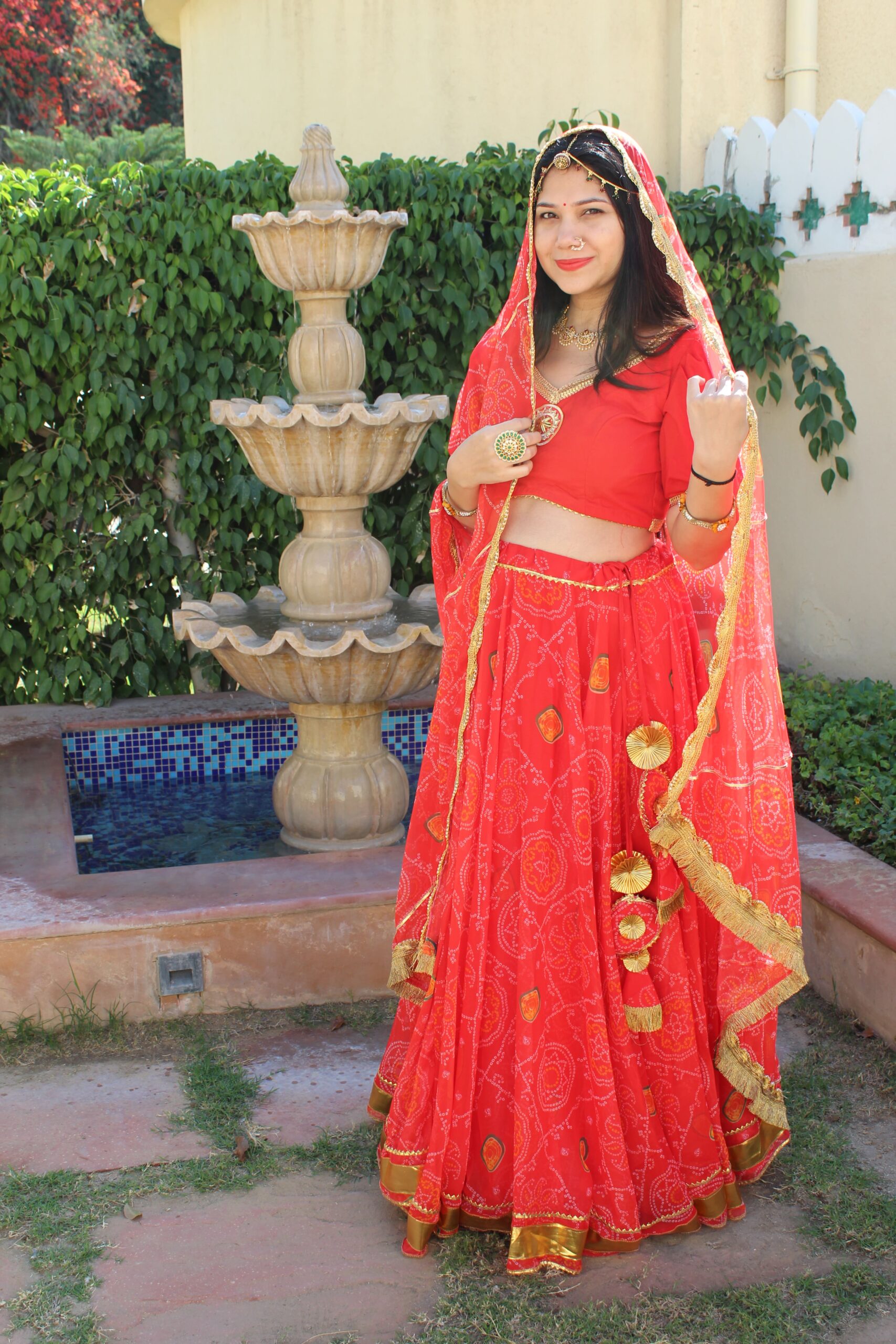 Dulhan Chiffon Lehenga