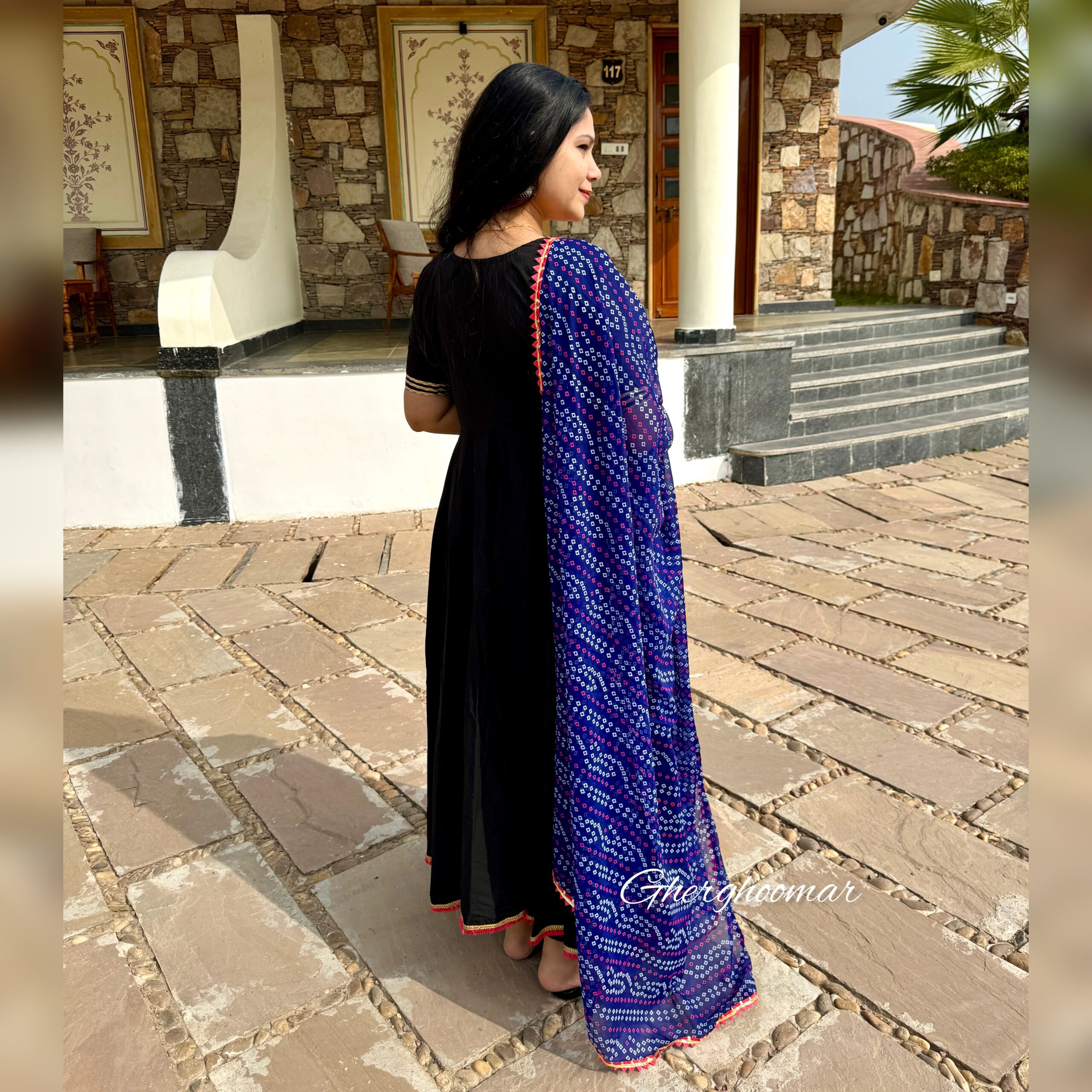 Kashwi Cotton Anarkali (Sale)