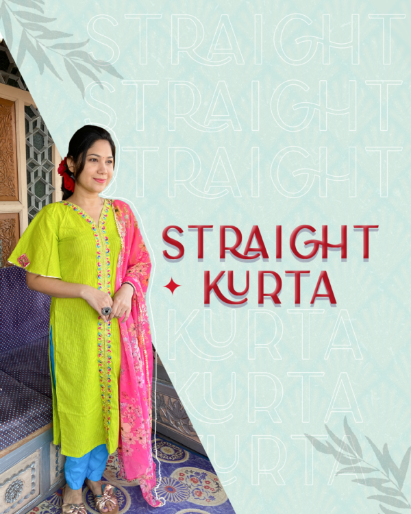 Straight Kurta Set