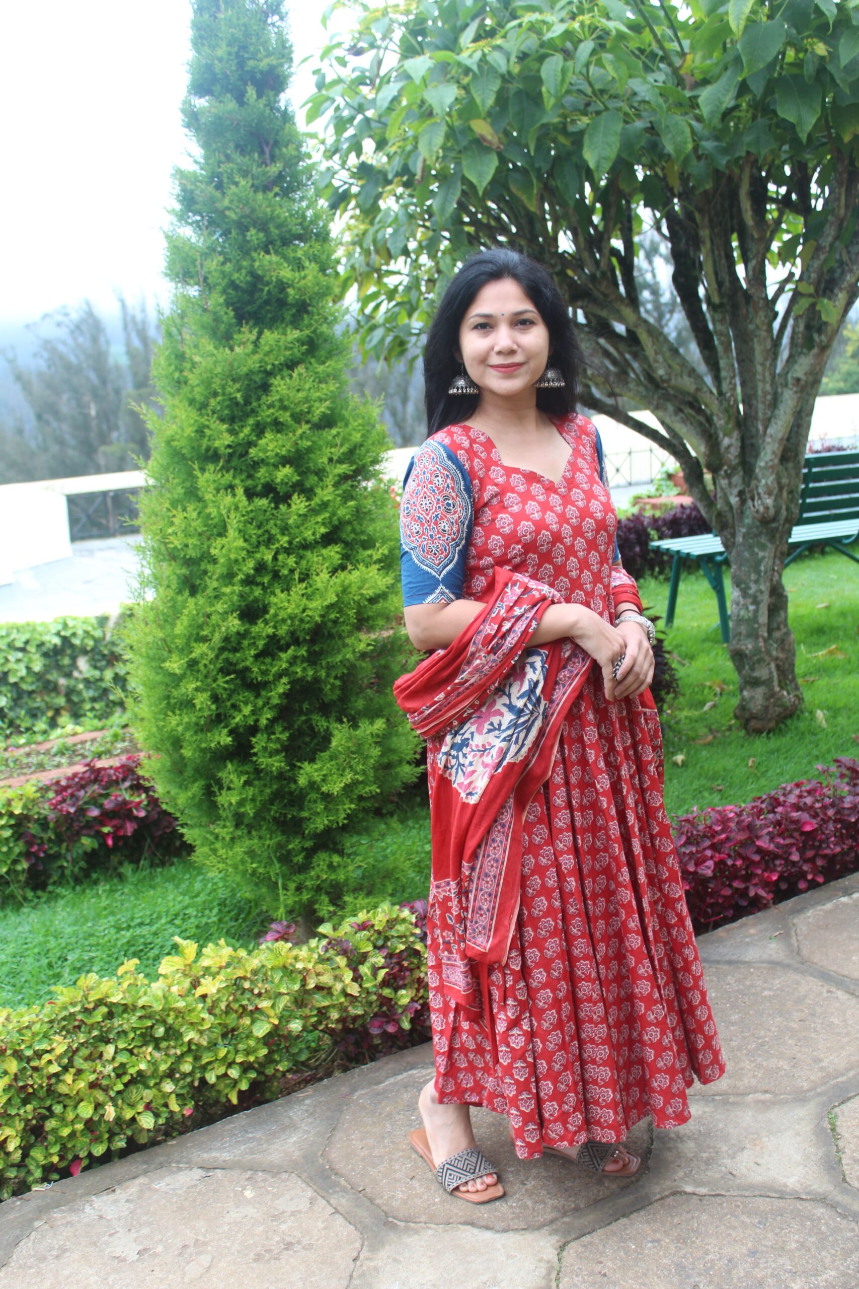 Sia Cotton Anarkali
