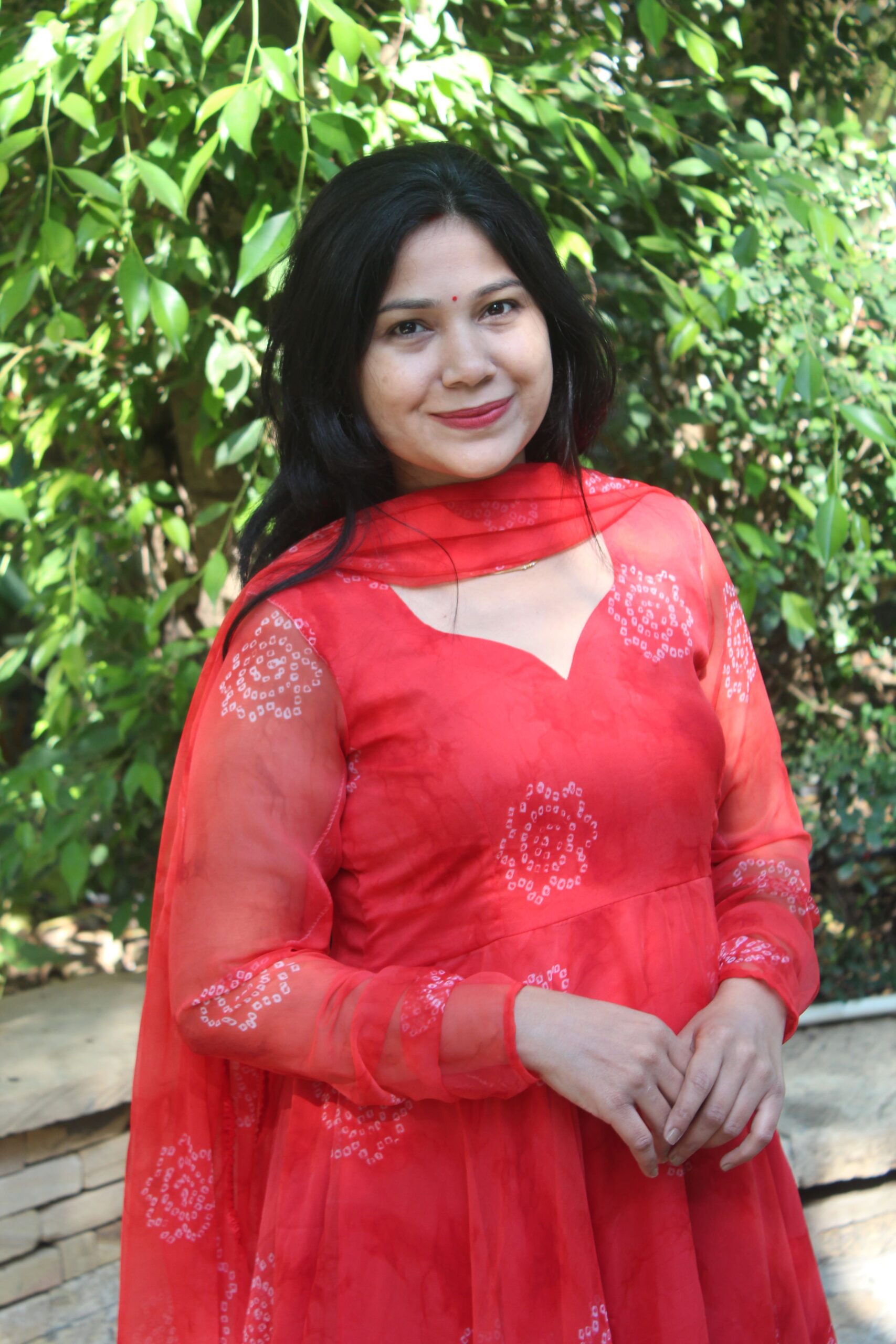 Preeti Georgette Anarkali