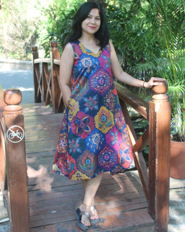 Zaarya Chanderi Dress