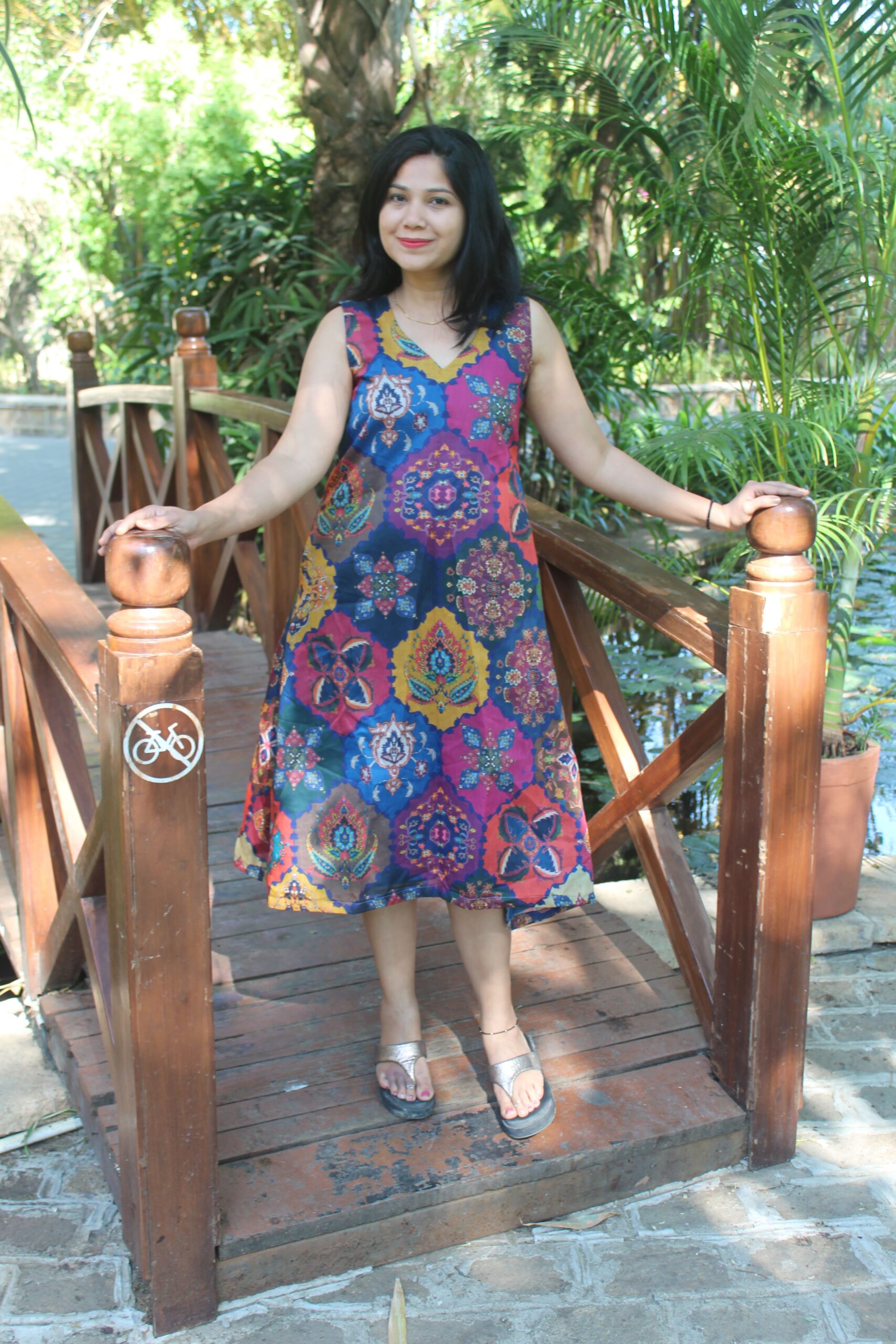 Zaarya Chanderi Dress