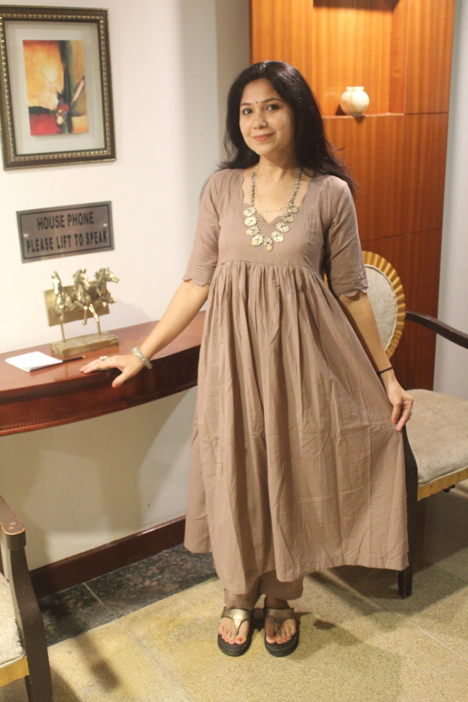 Vedika Cotton Aline Kurta Set