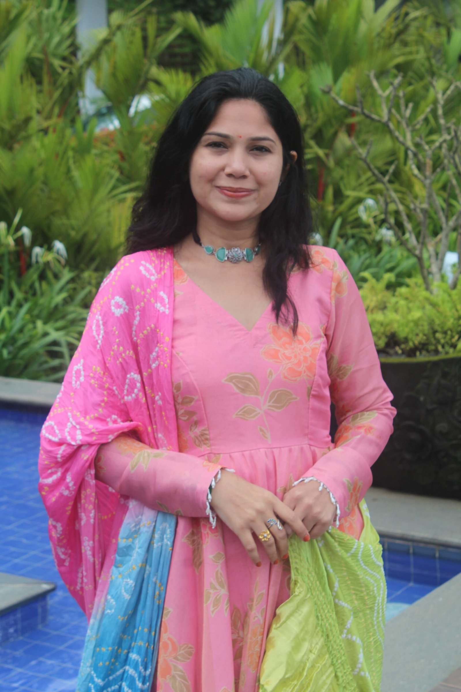 Roohi Zari Tissue Anarkali